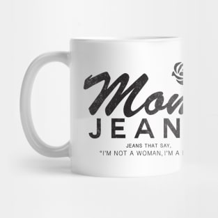 Mom Jeans logo - SNL Mug